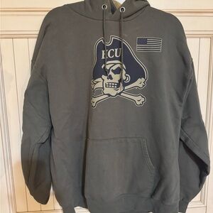 Champion Army Green Pirate Graphic Hoodie